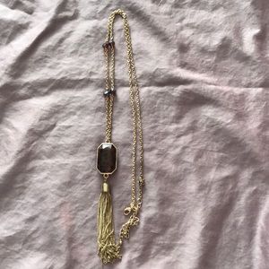 Gold costume jewelry necklace